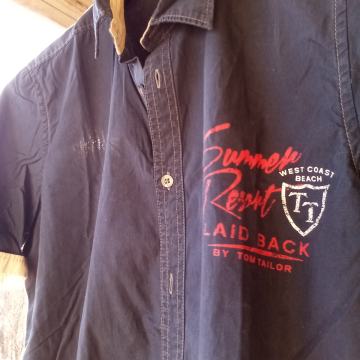 Košulja tamnoplava-vel. M-TOM TAILOR