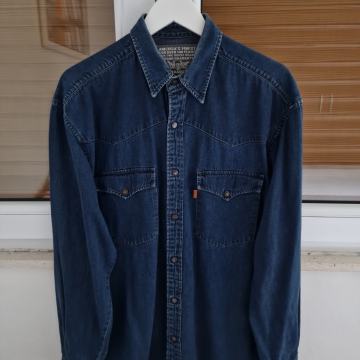 LEVIS modra jeans košulja dugi rukav (L)