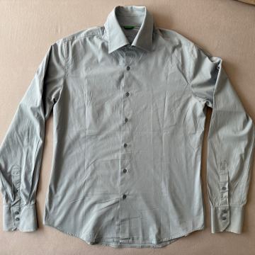 Muška košulja dugih rukava Benetton svijetlo plava XL