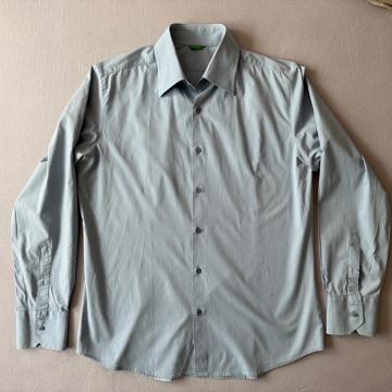 Muška košulja dugih rukava Benetton svijetlo plava XXL