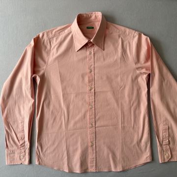 Muška košulja dugih rukava Benetton svijetlo roza XL