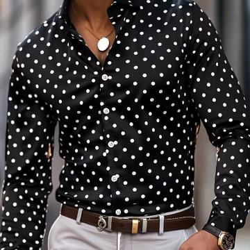 Muška košulja dugih rukava s printom