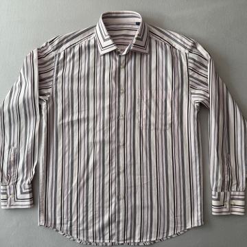 Muška košulja dugih rukava na pruge XL