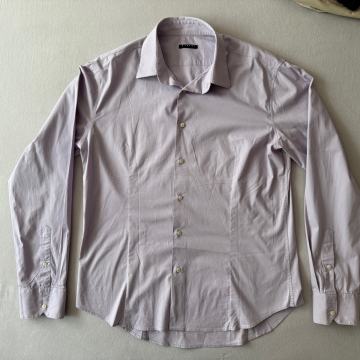 Muška košulja dugih rukava Sisley svijetlo ljubičasta XL