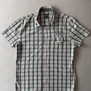 Muška košulja kratkih rukava karirana Pepe Jeans XL