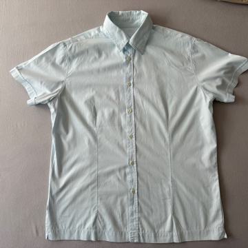 Muška košulja kratkih rukava svijetlo plava L/XL