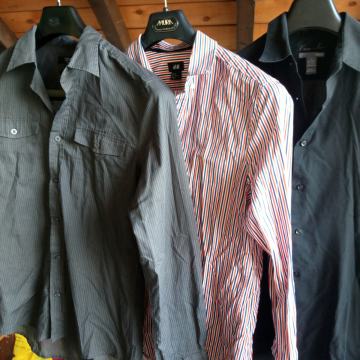 Muška košulja 100kom S M L XL brend. / marke očuv. i kao nove košulje