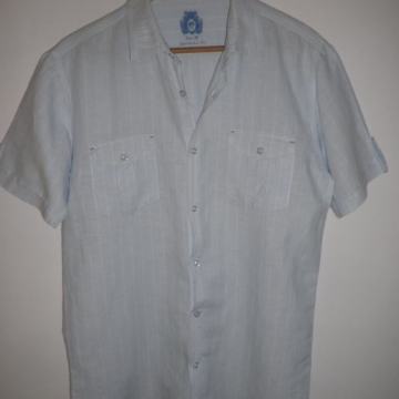 MUŠKA LAGANA PAMUČNA / LANENA KOŠULJA XL