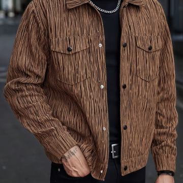 Muška modna ležerna košulja, dugi rukavi