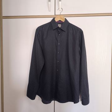 Muška tamnoplava elegantna košulja sa sitnim detaljima broj XL - 42