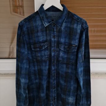 REPLAY modra jeans košulja dugi rukav (L)