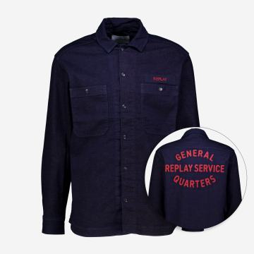 Replay-Original,tamnoplava ležerna nova košulja, kupljeno u dućanu