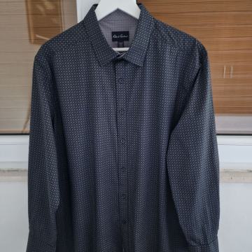 ROBERT GRAHAM crna print košulja dugi rukav (XL)