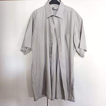 Siva muška košulja sa kratkim rukavima - NIN - broj 42 -  L