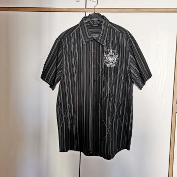 Siva muška košulja sa prugama original RIP CURL br XL - poseban dizajn