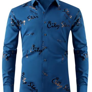 Vrhunska košulja dugih rukava, muška modna marka