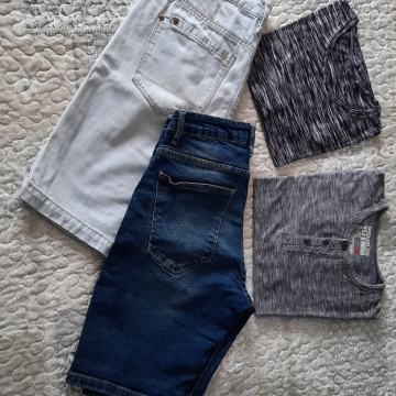 Kratke hlače I majice M ( cijena za lot 4 dijela)