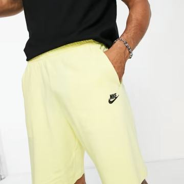 Nike Club Fleece kratke hlače – Light Zitron (svijetlo žute), XL NOVO