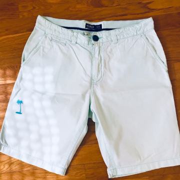 PULL&BEAR kratke hlačice mint zelena 43 cm