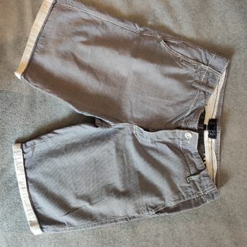 Smog kratke muške hlače M na plave i bijele sitne pruge