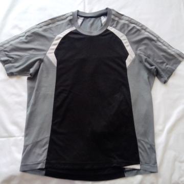"Adidas" sivo-crna muška majica vel. L