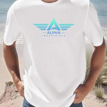"ALPHA"-Muška majica kratkih rukava s natpisom "ALPHA"