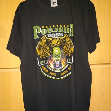 crna majica Hrvatska pobjeda