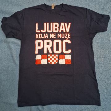 Domoljubna majica "Ljubav koja ne može proć", veličina L, NOVO