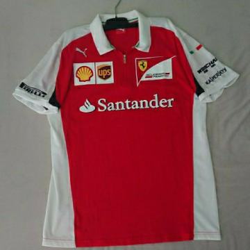 F1 scuderia ferrari puma official teamwear polo shirt