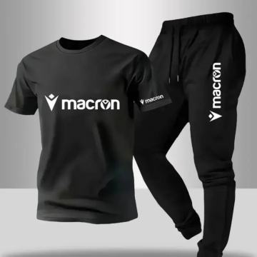 "MACRON"-Muški casual sportski set, majica i duge hlače