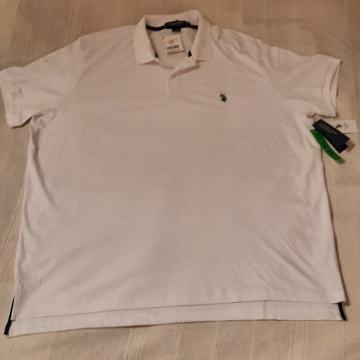 Muška bijela U.S. Polo Assn. Luxury Feel polo majica 3XL NOVA iz SAD-a