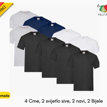 Muška majica, pakiranje 10 komada 195gr , Miješane *BESPLATNA DOSTAVA*
