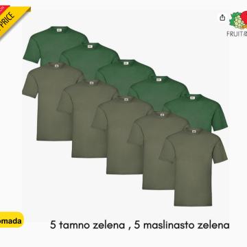 Muška majica, pakiranje 10 komada 195gr , Miješane*BESPLATNA DOSTAVA*