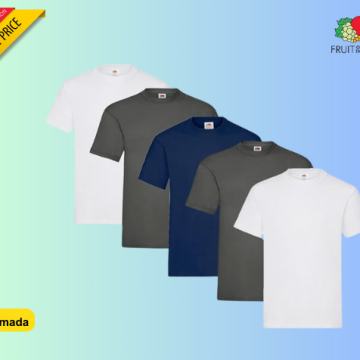 Muška  majica, pakiranje 5 komada 195gr , Miješane *