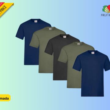 Muška  majica, pakiranje 5 komada 195gr , Miješane *BESPLATNA DOSTAVA*