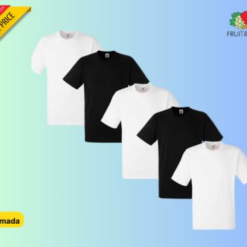 Muška  majica, pakiranje 5 komada 195gr , Miješane *BESPLATNA DOSTAVA*