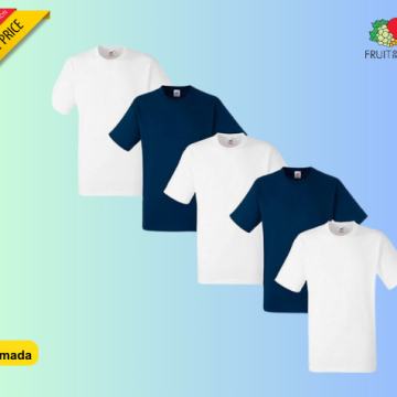 Muška  majica, pakiranje 5 komada 195gr , Miješane