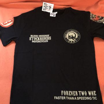 MUŠKA MOTO MAJCA PUNK ROCK KRATKI RUKAV- LUBANJA( XL )