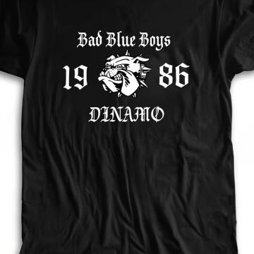 Muška retro majica kratkih rukava s grafikom Bad Blue Boys Dinamo