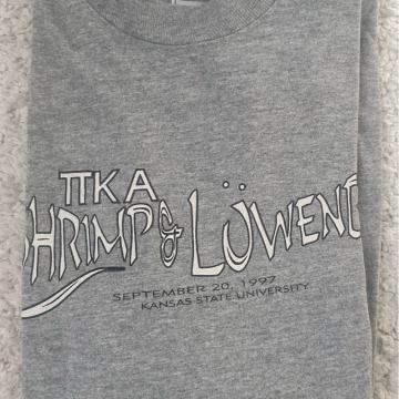 Muška svijetlo siva majica