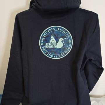 Peaceful hooligan, hoodie, L