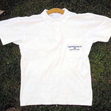 Polo majca bijela GUSTO tkani pamuk 100posto 3kom veličina L
