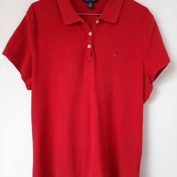 Tommy Hilfiger crvena polo majica M