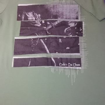 NOVA UNISEX MAJICA 38 M   KRATKI RUKAV APLIKACIJA PRINT GITARA