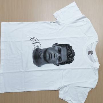 White Cristiano Ronaldo Graphic T-Shirt