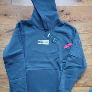 Alpha industries, metal plate hoody, XL