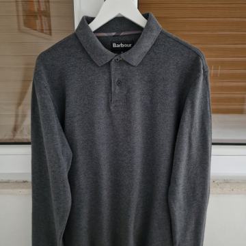 BARBOUR siva polo majica dugi rukav (XL)