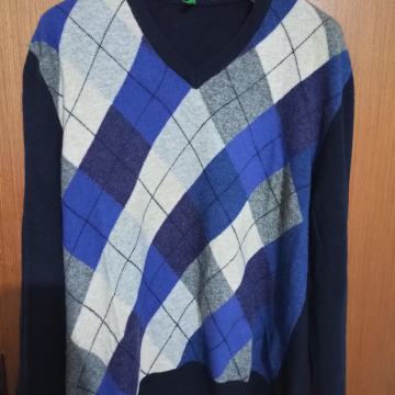 Benetton muška džemper majica dugih rukava veličine L