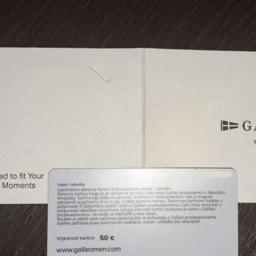 Galileo darovna kartica