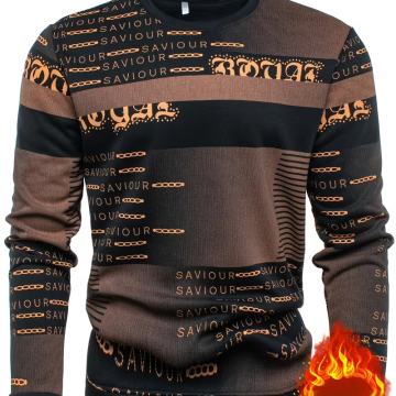 Nova jesensko-zimska muška majica od zadebljanog flisa, dugih rukava